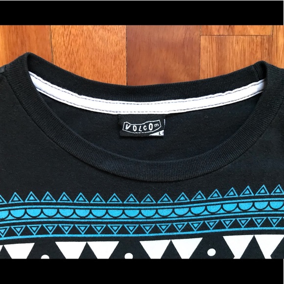 VOLCOM Tee Men’s Large Black S/S Shirt - Picture 2 of 7